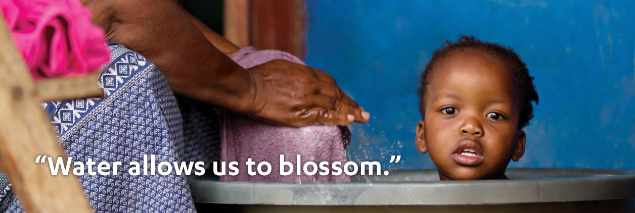 Water allows us to blossom
