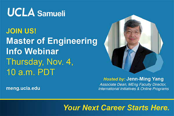 UCLA Master of Engineering Info Webinar