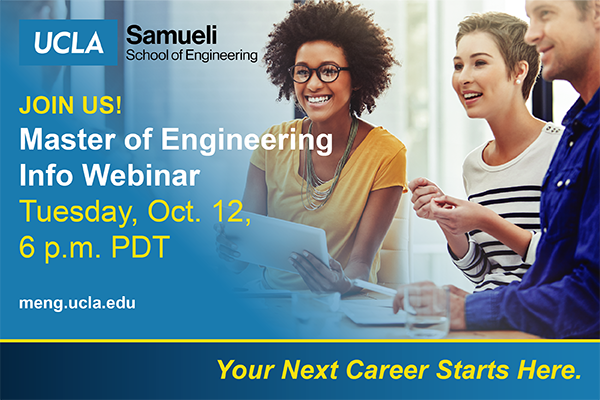 UCLA Master of Engineering Info Webinar