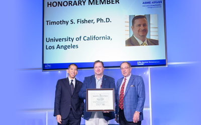 Heat Transfer Pioneer Tim Fisher Named Honorary Member of the American Society of Mechanical Engineers