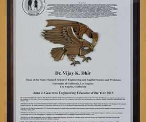Dean Honored by Engineers’ Council as Educator of the Year