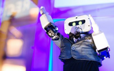 The robot is at your service