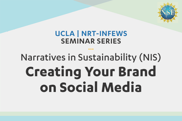 Narratives in Sustainability (NIS)- Creating Your Brand on Social Media