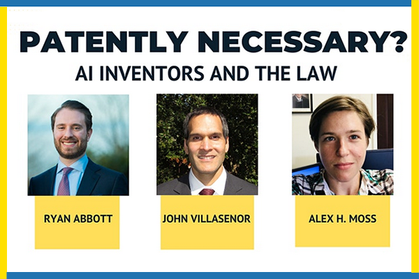 Patently Necessary? AI Inventors and the Law