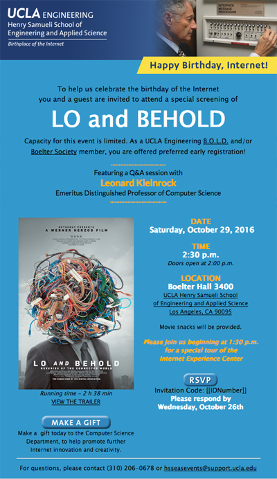 Lo and Behold special Screening